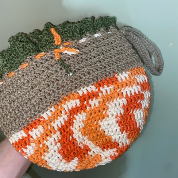 Crochet Drawstring Pouch Bag! - Picture 3 of 6